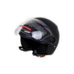 Black Opened Helmet