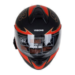 Black & Red Closed Helmet